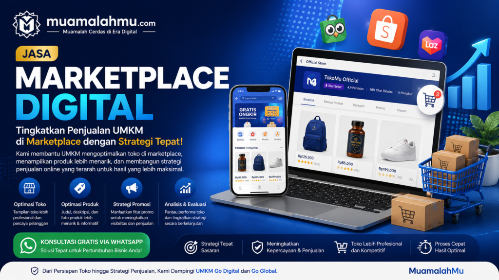 Jasa Marketplace Jasa marketplace digital profesional untuk UMKM MuamalahMu